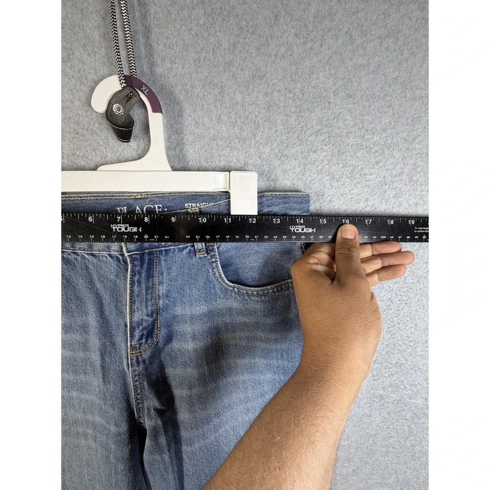 The Children's Place Jeans Youth 14 Blue Straight‎ Leg Denim Casual Classic